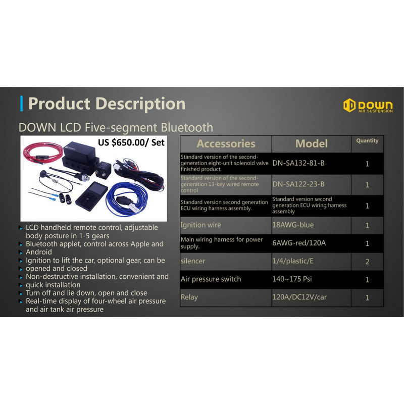 Air Ride Remote Control - Manufacturer - Universal Suspension Parts New 3-Year Warranty