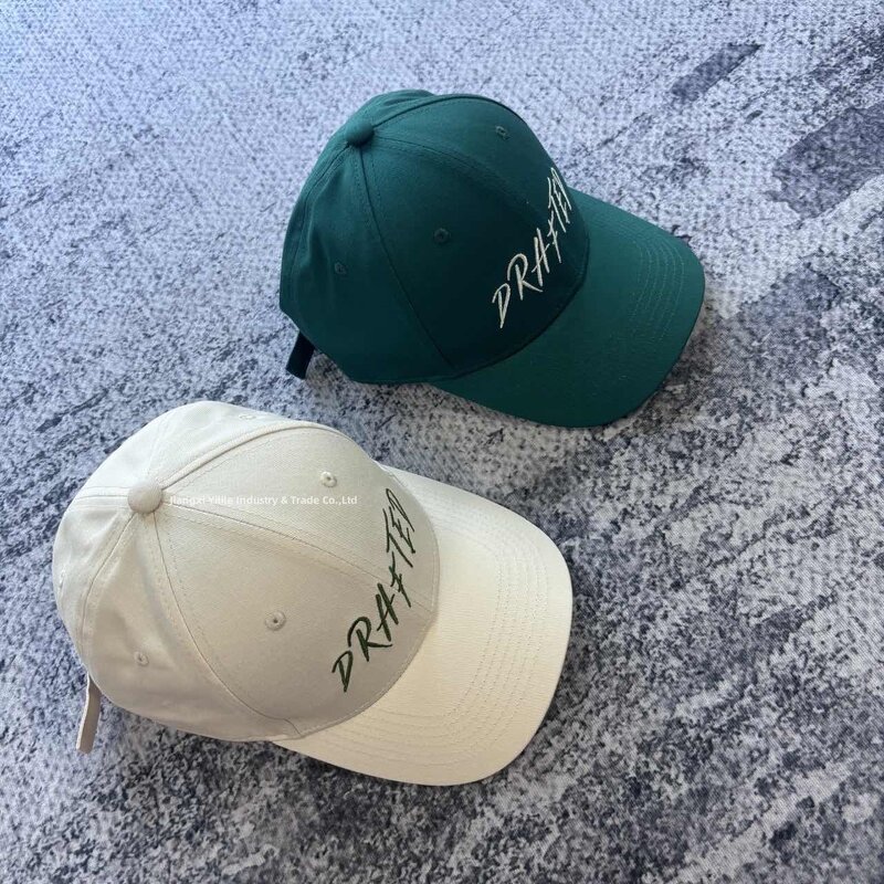 CP106 Custom Embroidered Logo Flat Brim Sports Hat Baseball Cotton Snapback Caps for  Men