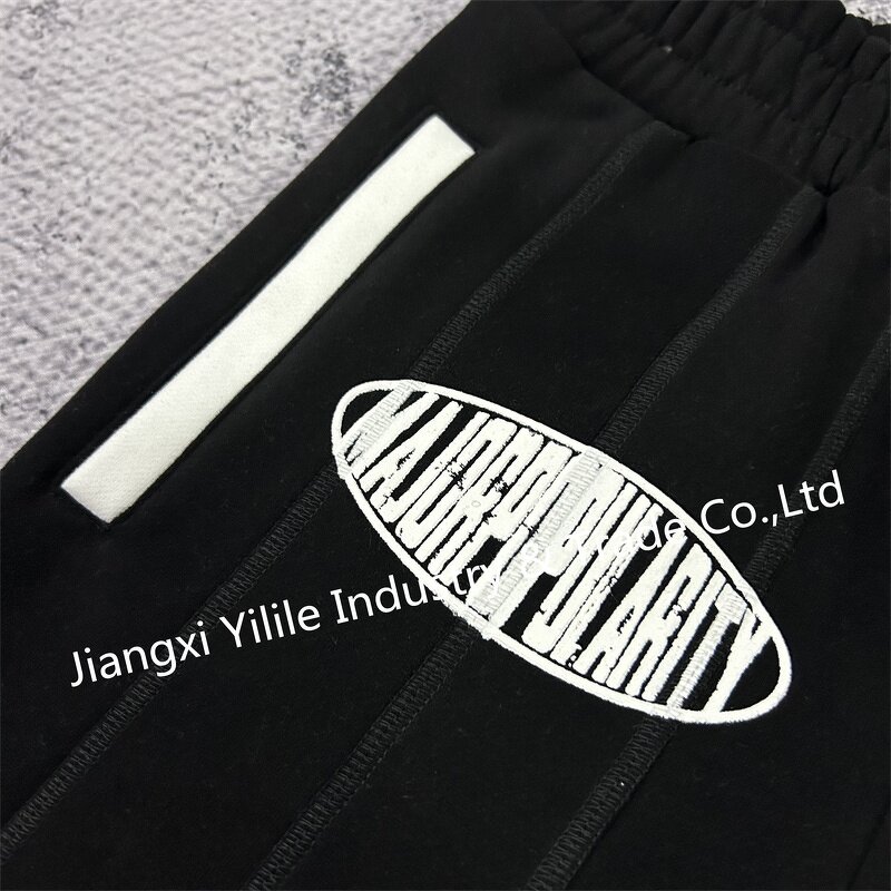 Sweatsuits - Manufacturer - TT315 Cotton Heavyweight Striped Flared Wide Leg Unisex Baggy