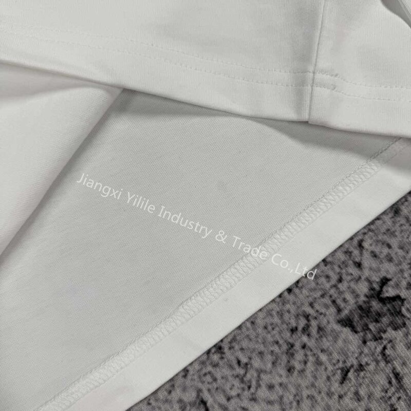 Men's Long Sleeve Shirt - Manufacturer - TS3759 Pure Cotton Waffle Knit Screen Print Streetwear