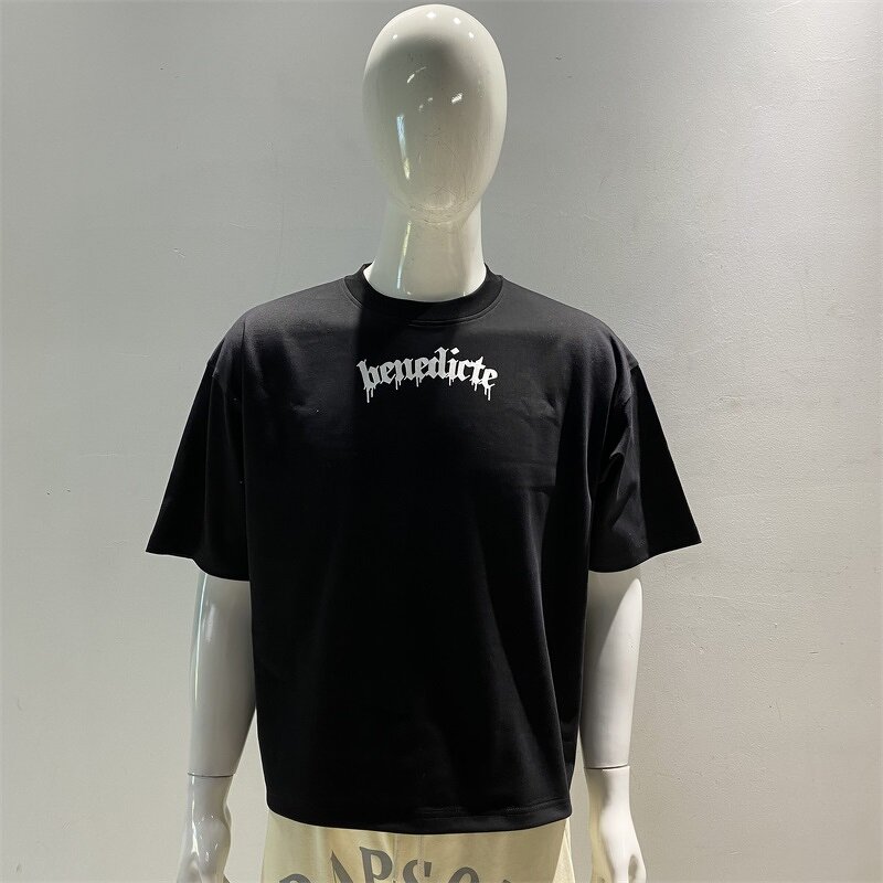 Cropped T-shirt - Manufacturer - TS2414 Heavyweight Boxy Fit Oversized Screen Print Crop Tee