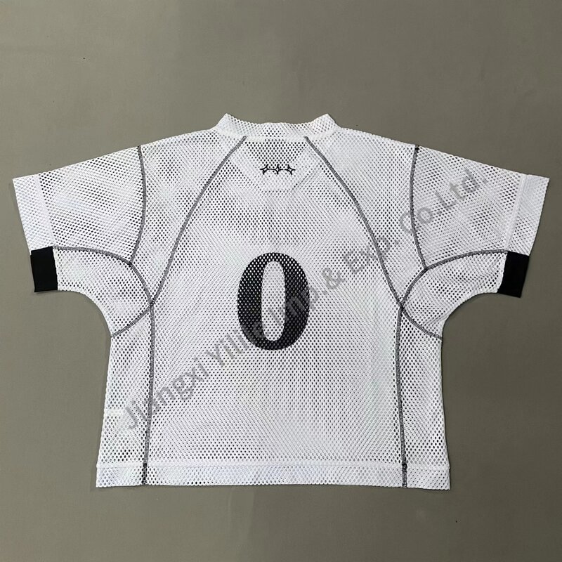 Men's Football Jersey - Manufacturer - TS2186 Cropped Mesh Sublimation Embroidery Contrast