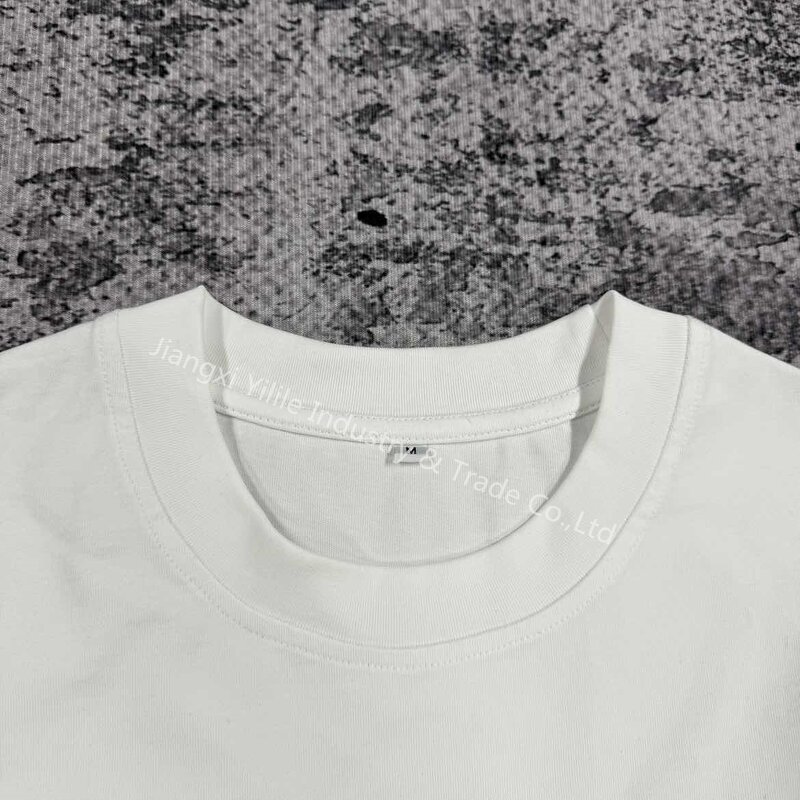 Men's Long Sleeve Shirt - Manufacturer - TS3759 Pure Cotton Waffle Knit Screen Print Streetwear