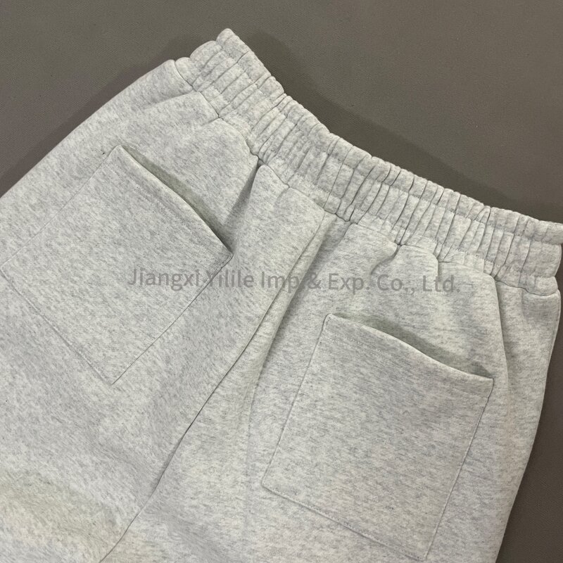 Men's Sweatpants - Manufacturer - PT687 100% Cotton 310g Wide Leg Drawstring Plus Size Custom