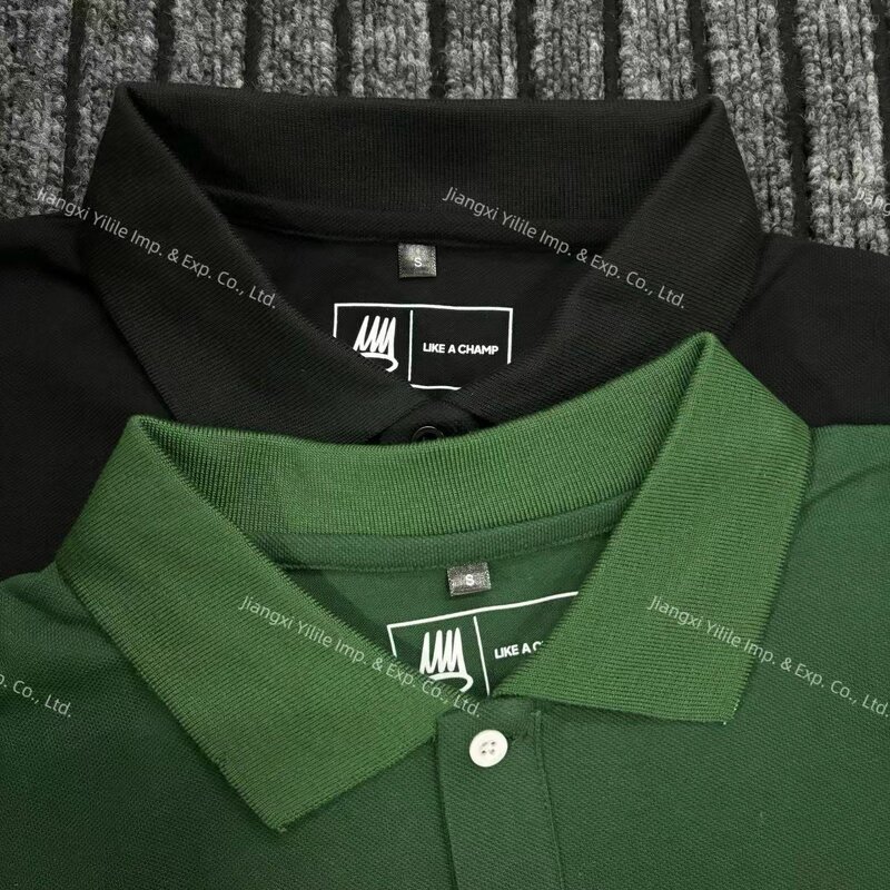 Golf Polo Shirt - Manufacturer - PL859 Unisex Quick Dry Organic Cotton&Polyester Double Layer