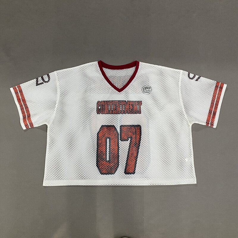 Men's T-shirt - Manufacturer - TS2220 Oversized Mesh Sport Jersey Cropped Boxy Custom Print