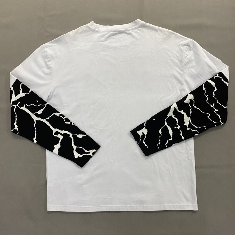 Men's Long Sleeve T Shirt - Manufacturer - TS2928 100% Cotton Double Layer Oversized Custom Print