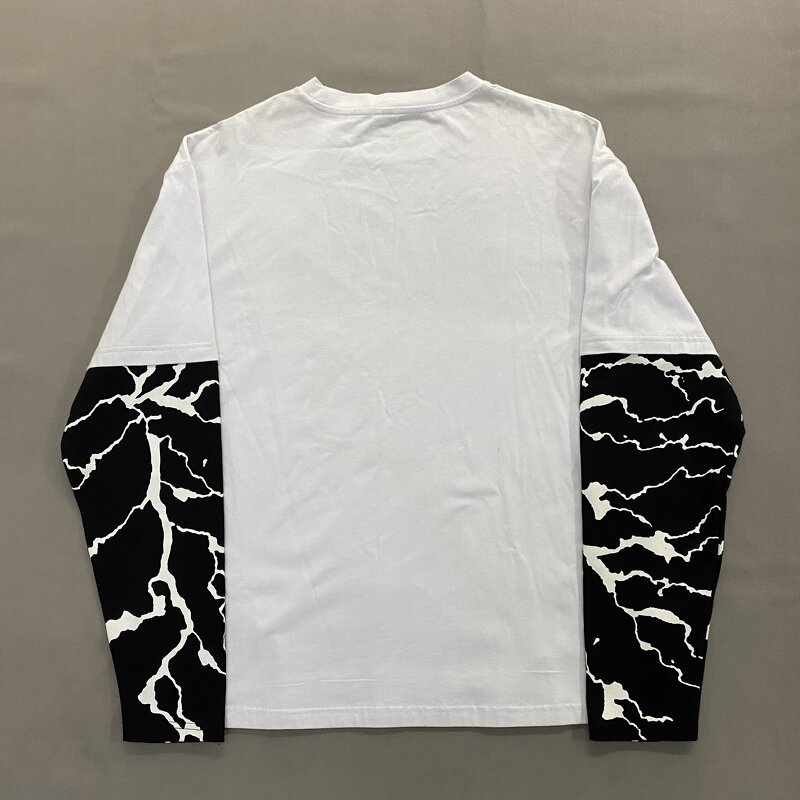 Men's Long Sleeve T Shirt - Manufacturer - TS2928 100% Cotton Double Layer Oversized Custom Print