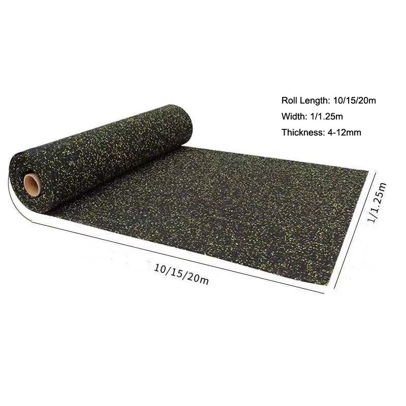 Gym Rubber Roll - Manufacturer - 3mm-12mm Durable Sports Fitness Floor Mat