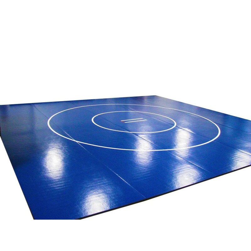 MMA Wrestling Mat - Manufacturer - Blue Roll Out Grappling Fitness Training