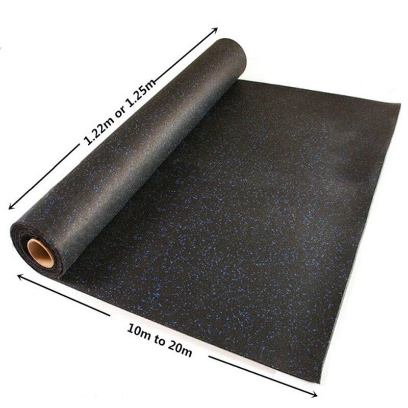 Gym Rubber Tile - Manufacturer - 20mm EPDM Black Floor Equipment Anti-slip Mat