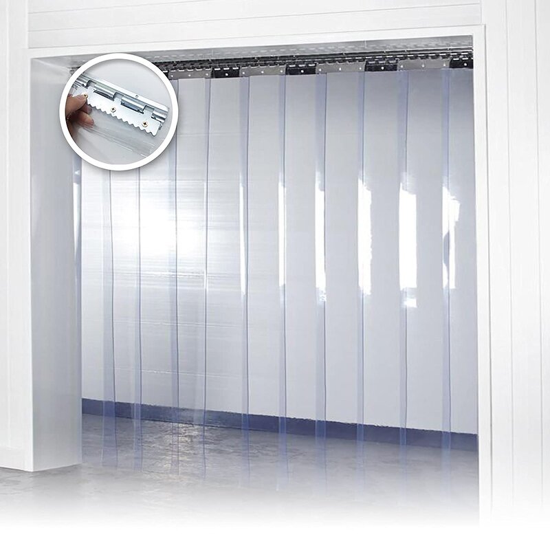 PVC Strip Curtain - Manufacturer - 3X300MM Plastic Door Curtain Factory Supply