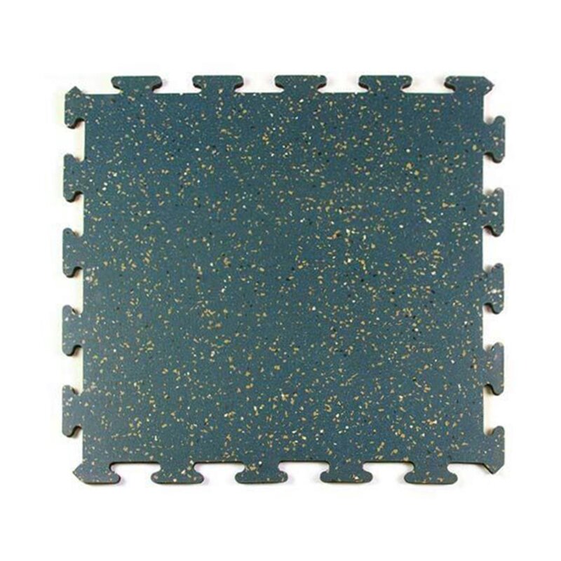 Gym Rubber Tiles - Manufacturer - 15mm Interlocking Puzzle 8mm Roll Fitness Area