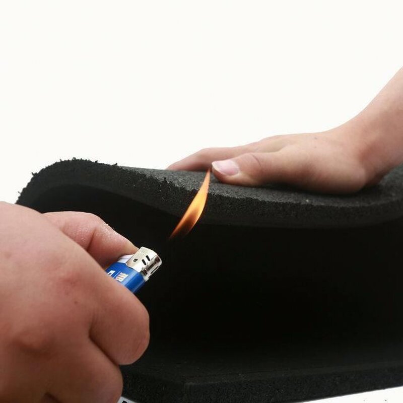 Gym Rubber Mat - Manufacturer - 15mm Black Non-Slip Treadmill Flooring Tile