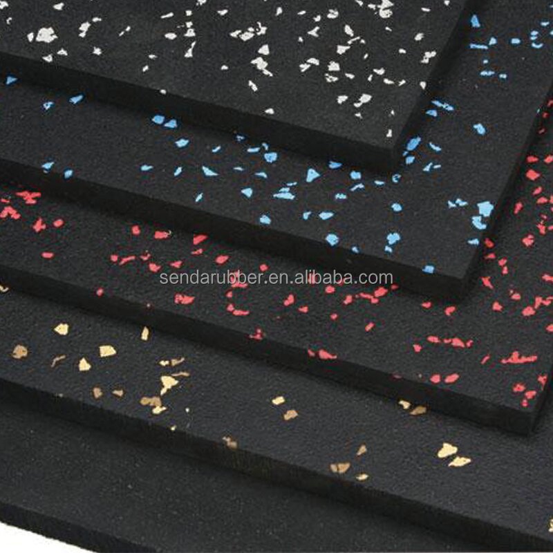 Gym Floor Mat - Manufacturer - Factory Customized 50*50 Interlocking Fitness Tile