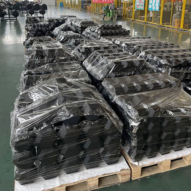 Hex Dumbbell - Manufacturer - Hot Sell Fixed Rubber Coated Gym Fitness Weights