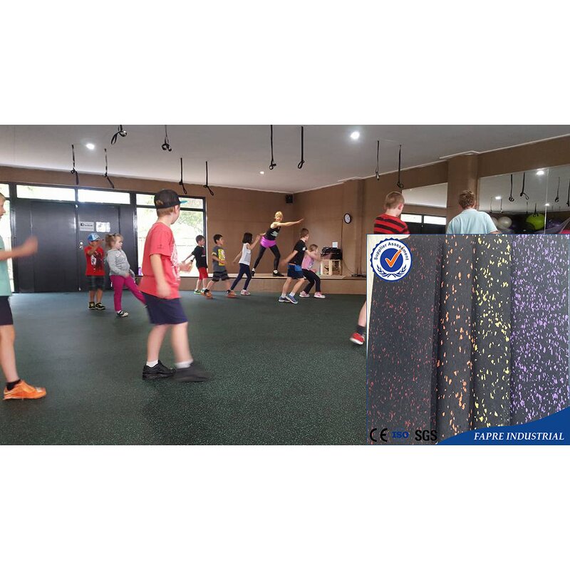 Gym Rubber Mat - Manufacturer - Versatile Yoga Pilates Weightlifting Anti-Slip