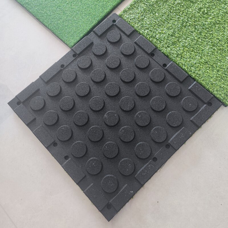 Artificial Turf - Manufacturer - 50mm Black Green Grass Fitness Room Synthetic Lawn