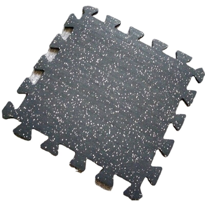 Gym Rubber Tile - Manufacturer - 8mm Noise Reduction Flooring Fitness Area Mat