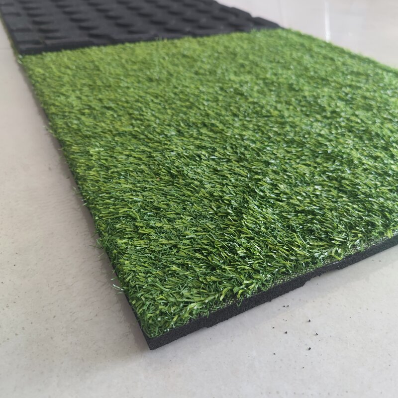 Artificial Turf - Manufacturer - 50mm Black Green Grass Fitness Room Synthetic Lawn