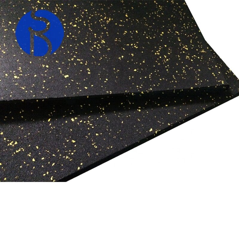 Gym Rubber Tile - Manufacturer - 8mm Noise Reduction Flooring Fitness Area Mat