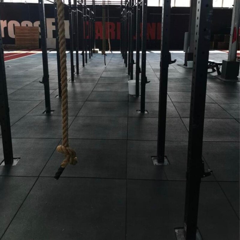 Gym Rubber Flooring - Manufacturer - Sinysenda 1.5cm SBR Gym Floor Mat Tiles