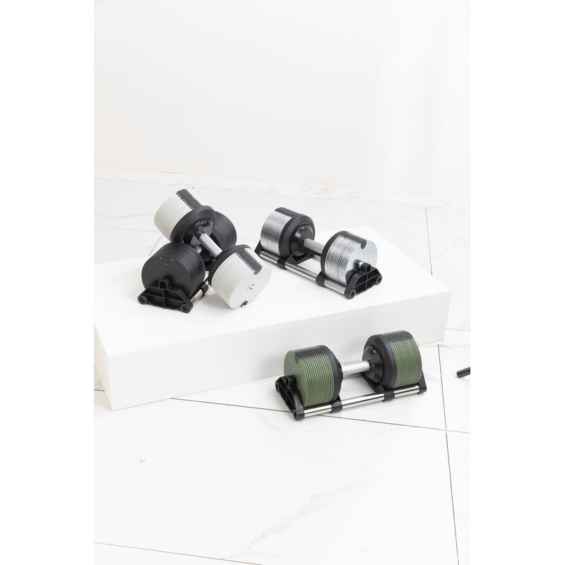 Adjustable Dumbbell - Manufacturer - 24kg Home Gym 1kg Increments Strength Training