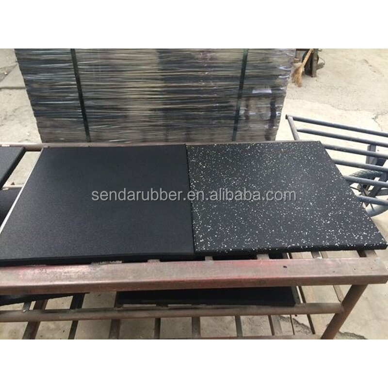 Gym Rubber Flooring - Manufacturer - 30mm Commercial Thick Weight Lifting Tile