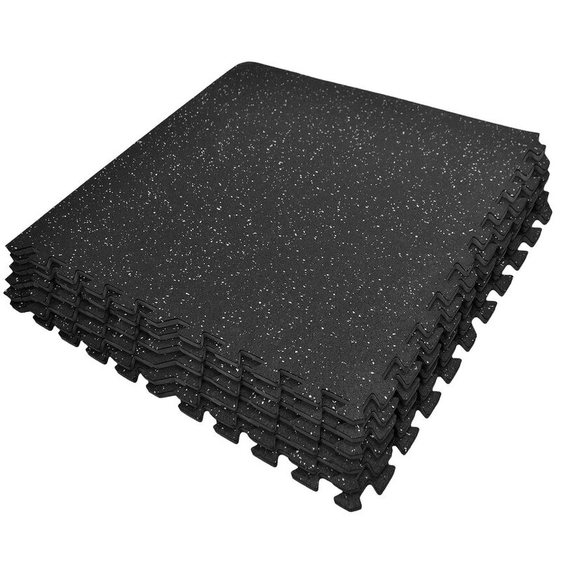 Gym Rubber Flooring - Manufacturer - 3mm-12mm Fireproof Black Roll Fitness Mat