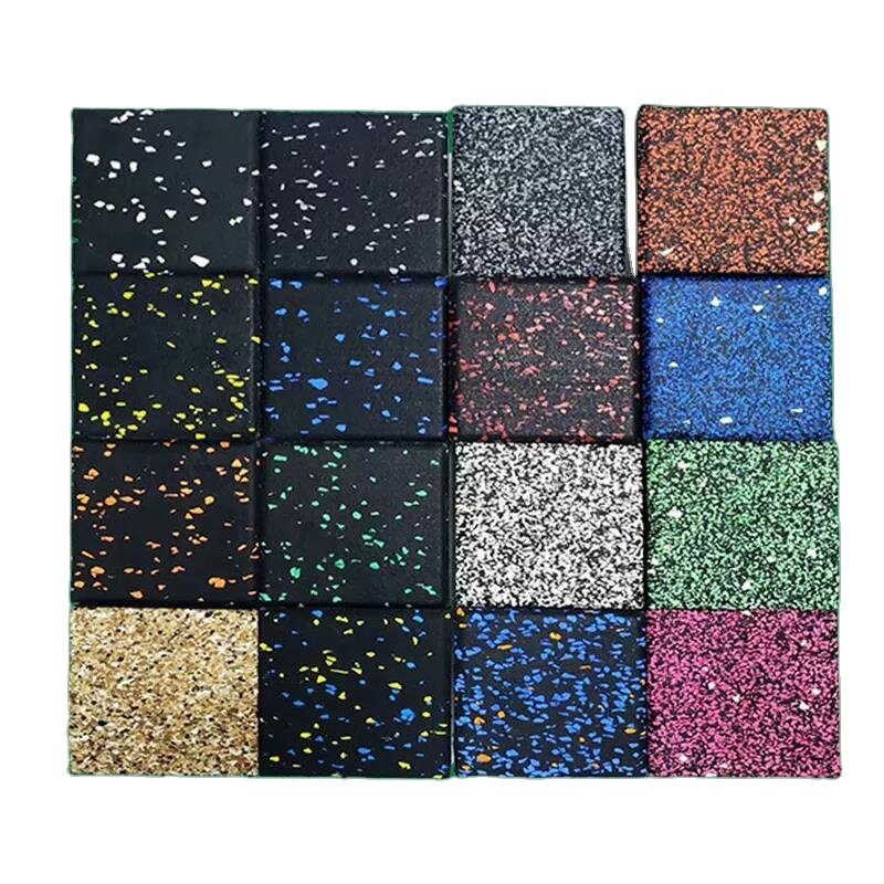 Gym Rubber Flooring - Manufacturer - Fitness Center Interlocking Puzzle Home Mat