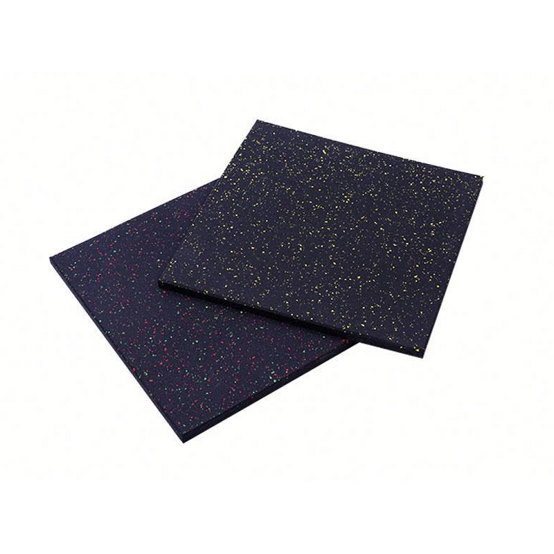 Gym Rubber Mat - Manufacturer - 15mm Black Non-Slip Treadmill Flooring Tile