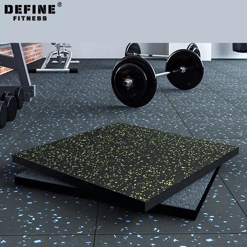 Gym Rubber Tile - Manufacturer - Noise Reduction Fitness Floor Equipment Mat