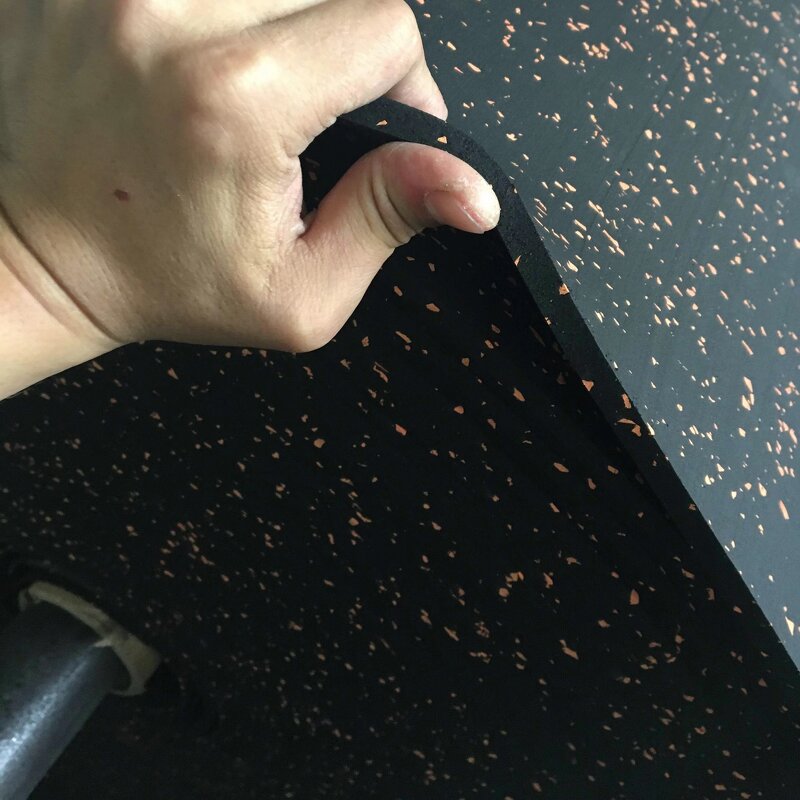 Gym Rubber Flooring - Manufacturer - 8mm Anti-Slip Tile Home Fitness Floor Mat