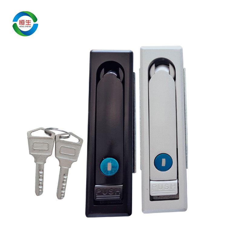 Flush Latch Lock - Manufacturer - Zinc Push Button Compression Electromechanical Box Plane Design