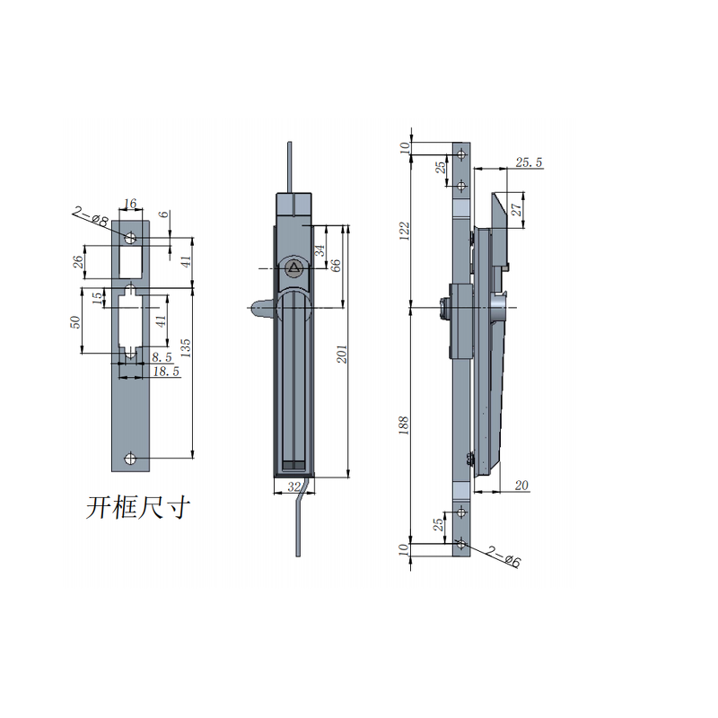 Car Cabinet Lock - Manufacturer - Hengsheng MS830 Zinc Alloy Electrical Control Door System