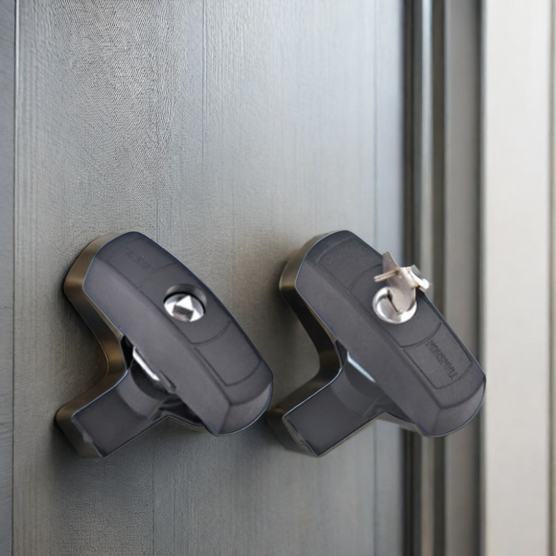 RV Storage Lock - Manufacturer - Zinc Alloy Swing Handle Caravan Luggage Hatch Steel Aluminum