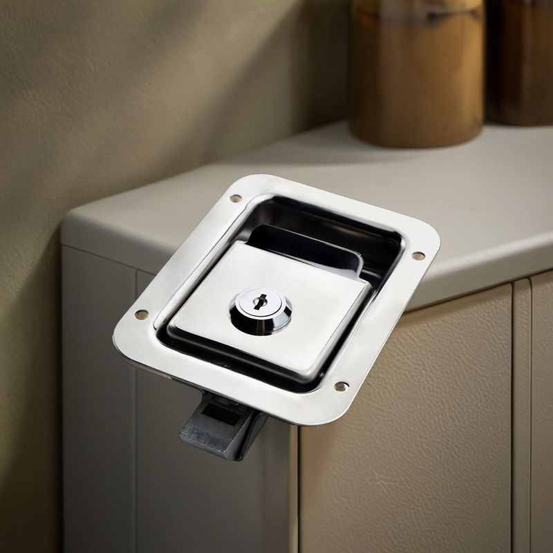 Stainless Paddle Lock - Manufacturer - Hengsheng MS859 304ss RV Truck Tool Box Handle Latch