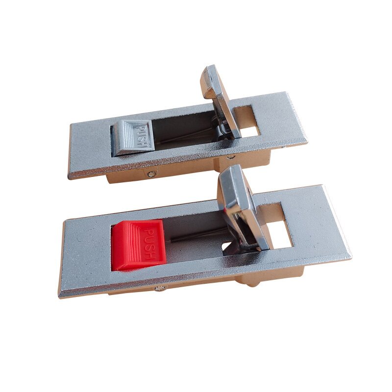 Electric Cabinet Latch - Manufacturer - Zinc Alloy Push Button Compression Flush Mechanical Box