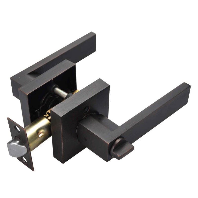 Interior Door Handle - Manufacturer - Modern Zinc Alloy Tubular Knobset Bedroom Lock Set