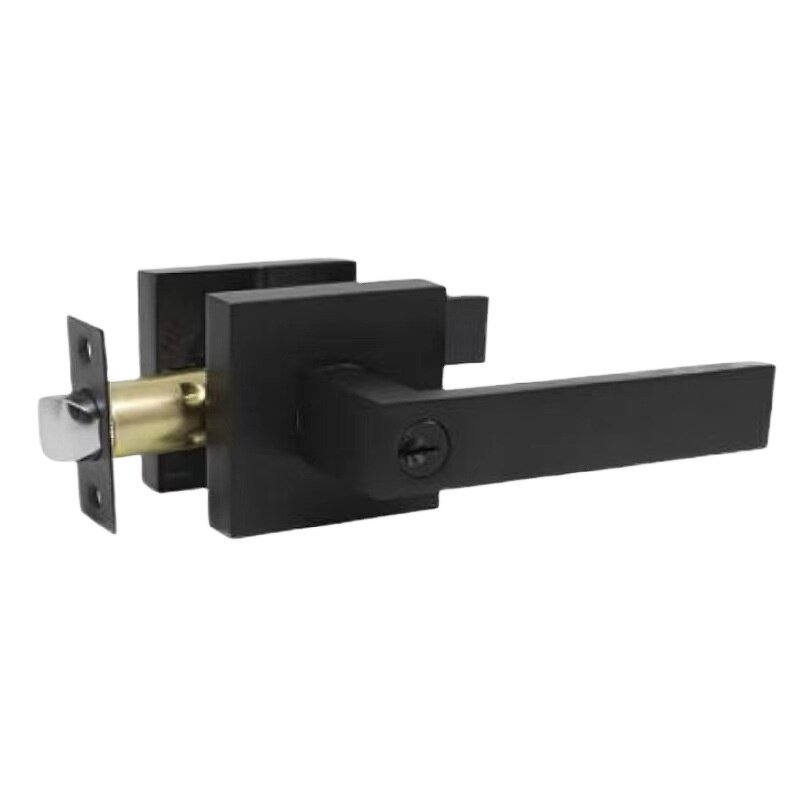 Interior Door Handle - Manufacturer - Modern Zinc Alloy Tubular Knobset Bedroom Lock Set