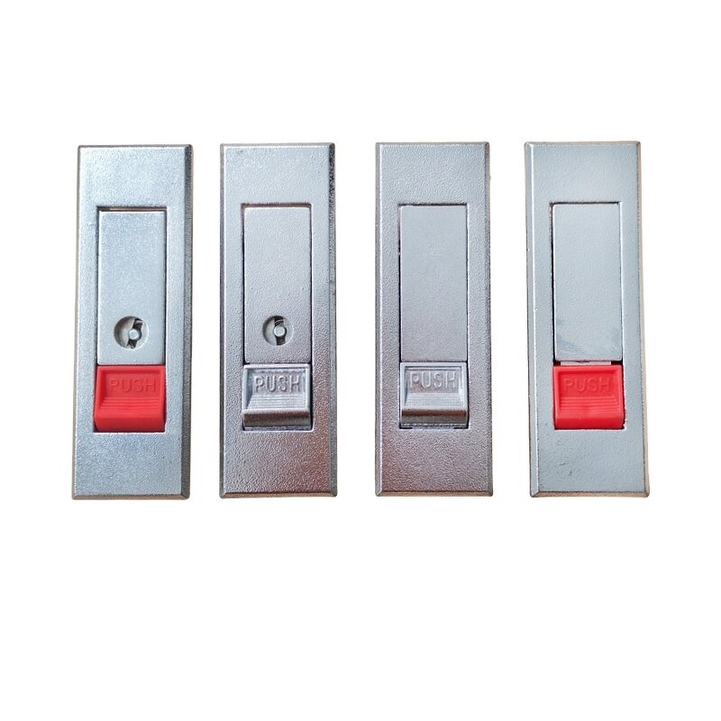 Electric Cabinet Latch - Manufacturer - Zinc Alloy Push Button Compression Flush Mechanical Box