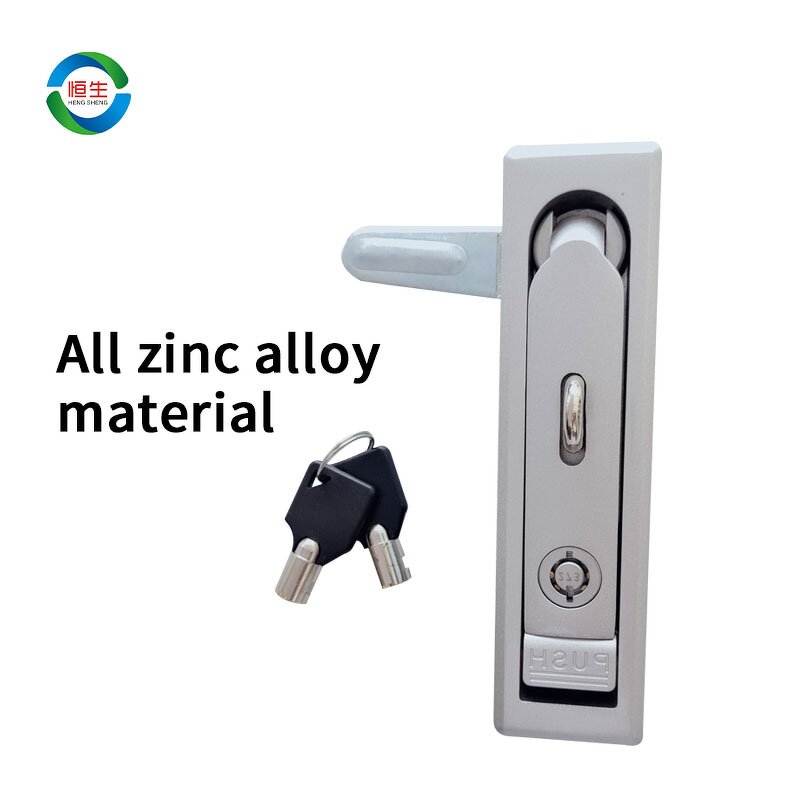 Flush Latch Lock - Manufacturer - Zinc Push Button Compression Electromechanical Box Plane Design