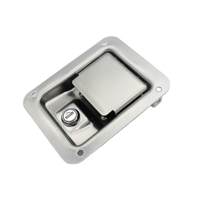 3 Point RV Lock - Manufacturer - Hengsheng MS866-5 Stainless/Carbon Steel T Lock Black With Key