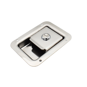 Flush Mount Latch - Manufacturer - Heavy Duty Stainless/Iron Trailer Toolbox RV Electrical Lock