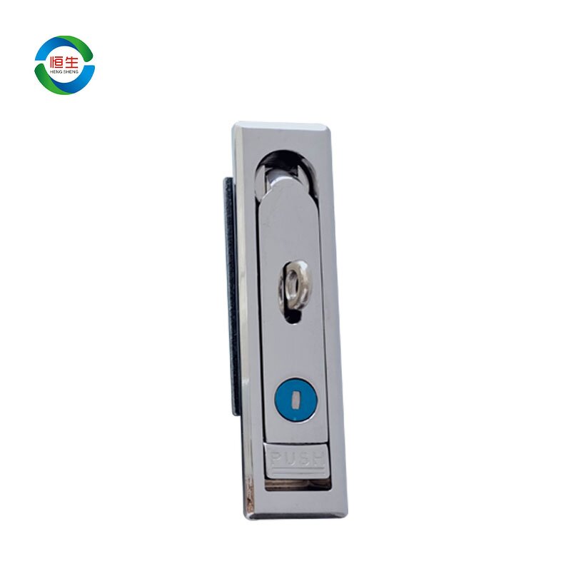 Flush Latch Lock - Manufacturer - Zinc Push Button Compression Electromechanical Box Plane Design