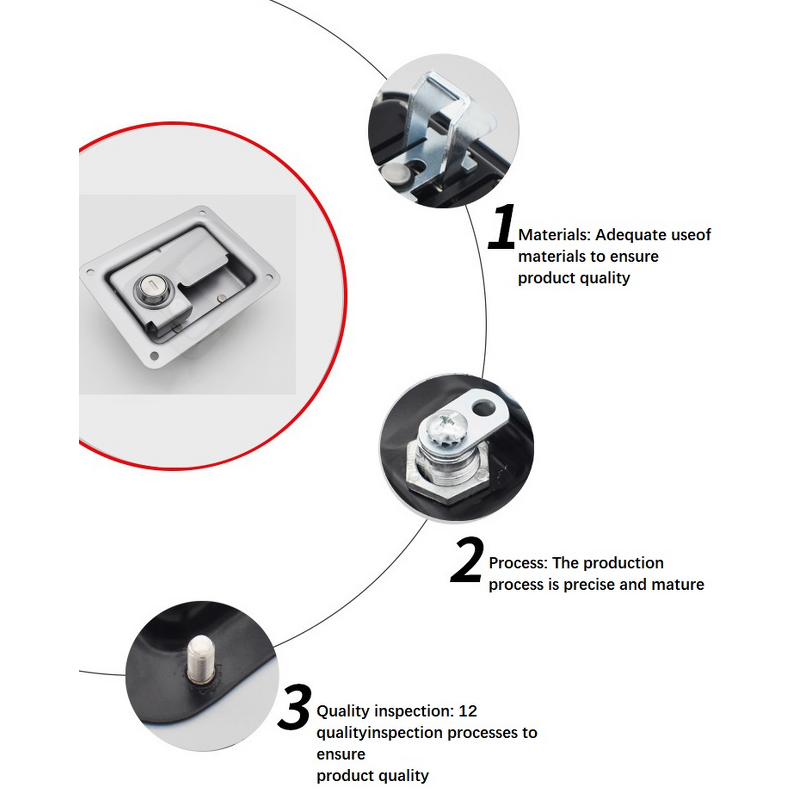 Truck Paddle Lock - Manufacturer - Hengsheng 304 Stainless Steel Heavy Duty Toolbox Safety Latch