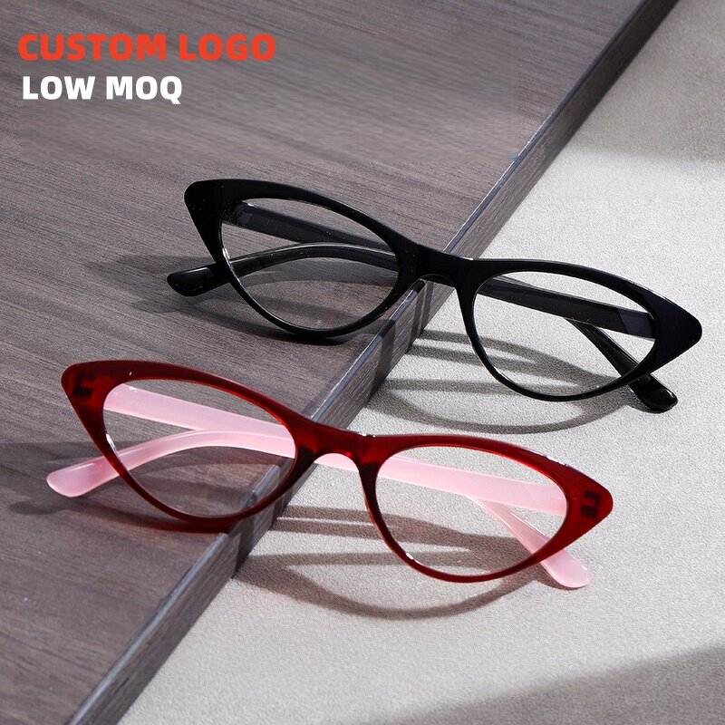 Reading Glasses Manufacturer - Wholesale Retro Vintage Blue Light Blocking with Red or Yellow Frame for Men Women