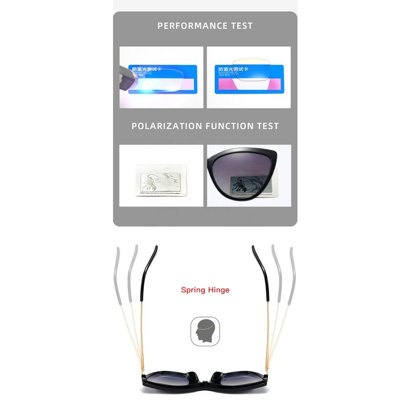 Glasses Manufacturer - High End Women UV400 Blue Light Protection Clip on