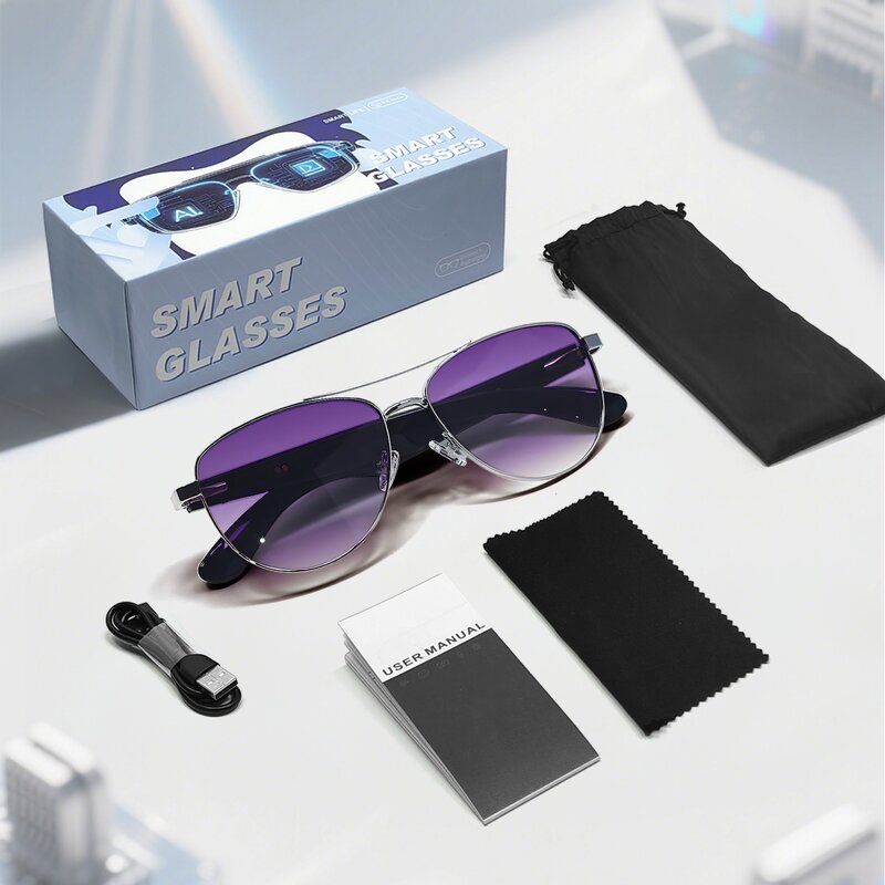 Smart Glasses Manufacturer - New Product High Definition Nylon Lenses Automatic for Making Calling Men Women