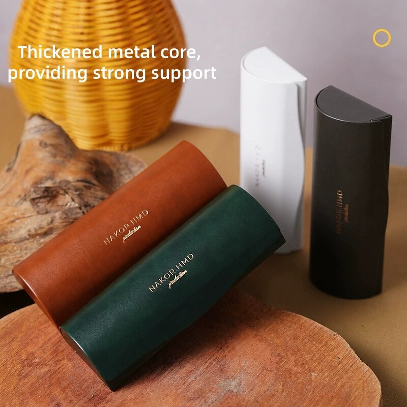 Glasses Case Manufacturer - Hot Sale Custom Logo Triangle Folded Design Pressure Prevention for Men Women